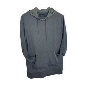 Pacsun MD faded blue tribal pull over hoodie